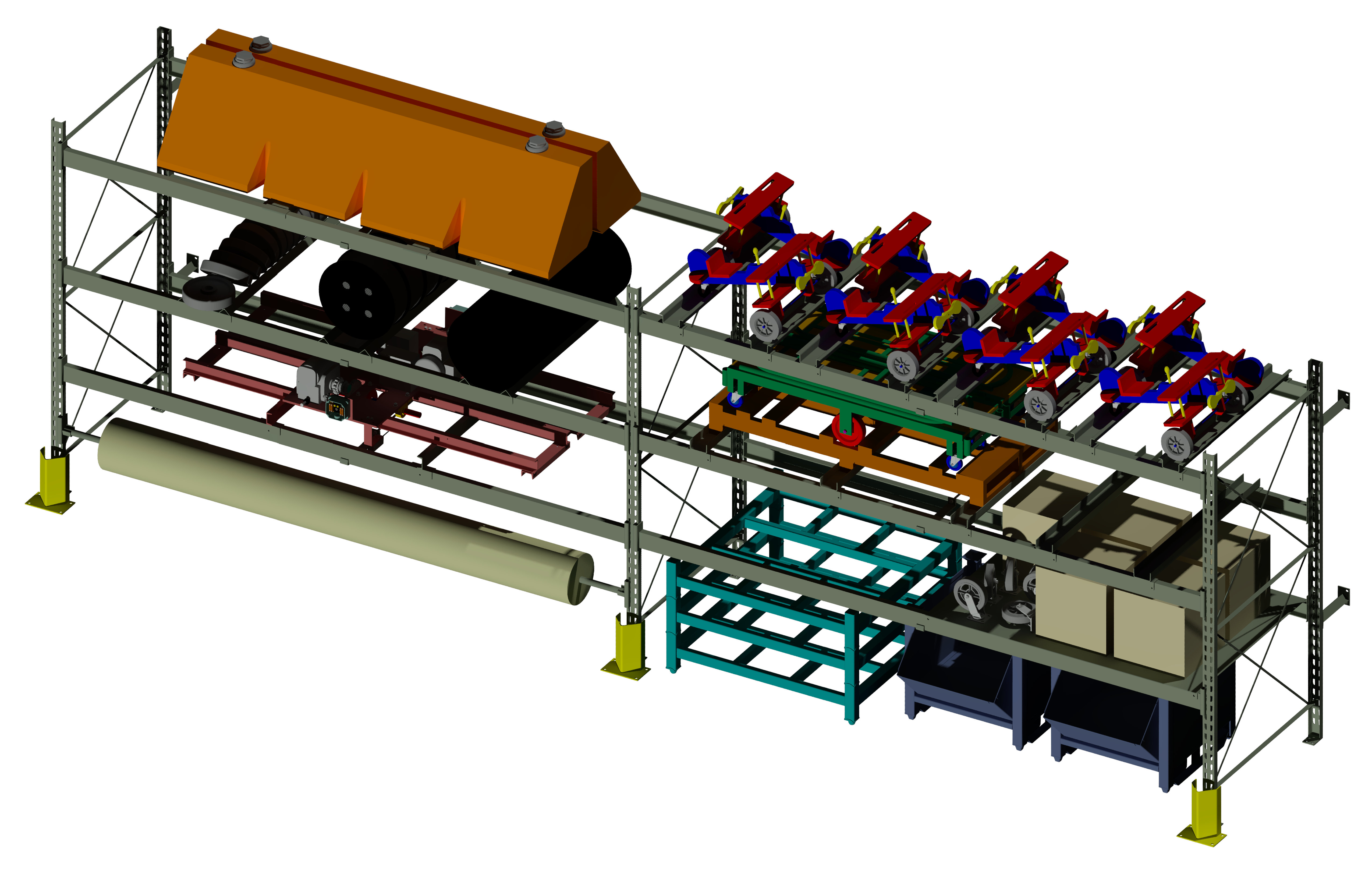 Structural Racking For Pick Models Gillis Jarke® Heavy-Duty Industrial Structural Pallet Racking | SPG ...